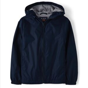 Children’s Place Girls Navy Rain Jacket - XXL/16